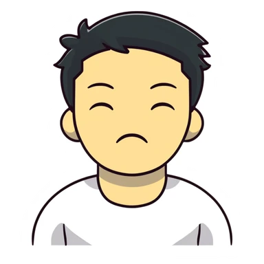 tired man after sport sticker