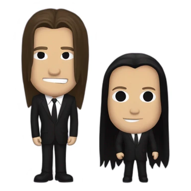 Barney stinson and joey jordison  sticker