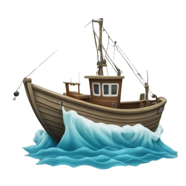 fishing boat sticker