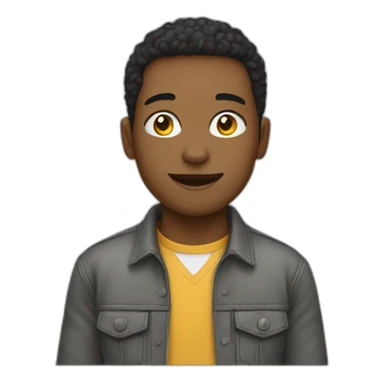 Garçon sur une fill sticker