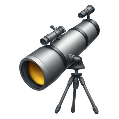 Telescope with eyes sticker