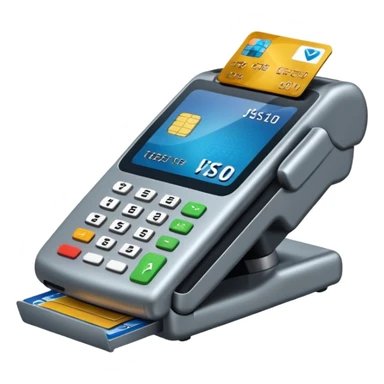 credit card at a point of sale sticker