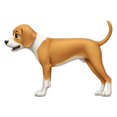 dog with small legs sticker