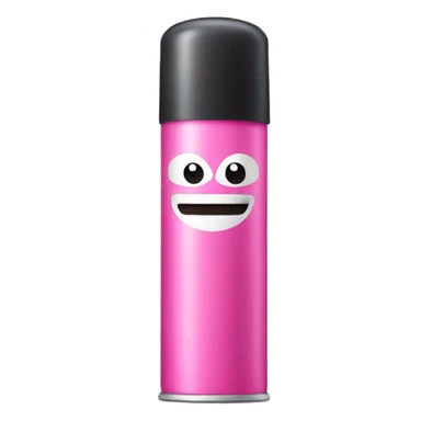 hair spray pink sticker