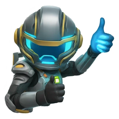 Scifi Thumbs-up sticker