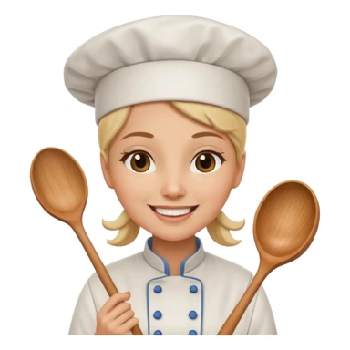  womanChef with Spoon sticker
