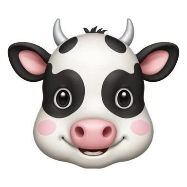 Kawaii cow  sticker