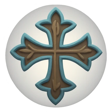 Hindu cross symbol sticker