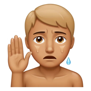 Touched to cry sticker