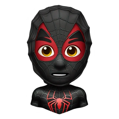 Spiderman black costume  sticker
