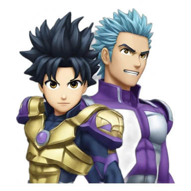 Gojo Satoru and Star platinum jojo sticker