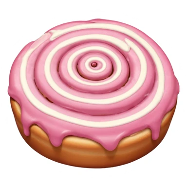 Pink Cinnamon Roll sticker