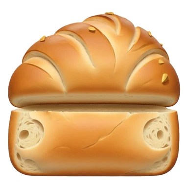 fresh baked loaf of bread sticker