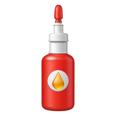 red glue bottle  sticker
