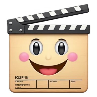 Clapperboard Smilie sticker
