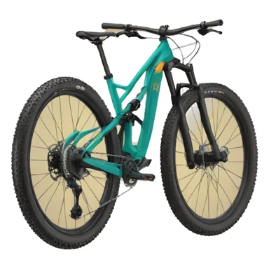 Full-suspension mountain bike  sticker