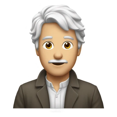 fougère argentée sticker