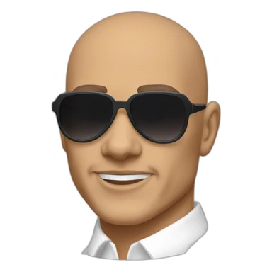 Armando Christian Pérez pitbull sunglasses sticker