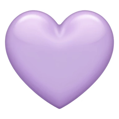pastel lilac heart sticker