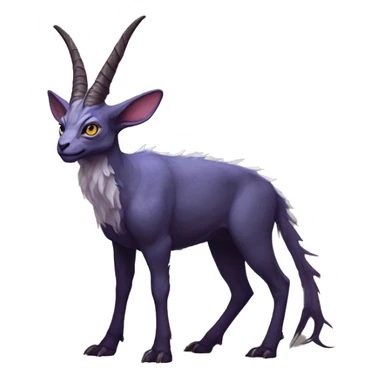 Modern Realistic Rare Fantasy Horned Vernid-Trico-species by LiLaiRa, full body sticker
