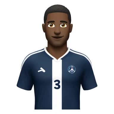 Paris footballer sticker