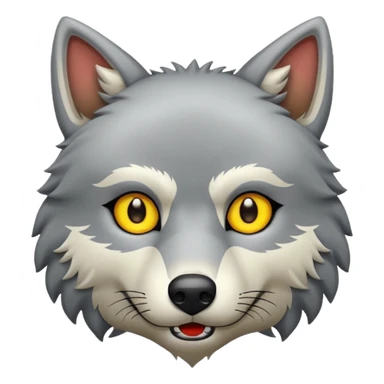Tráeme una imagen de un lobo enojado sticker