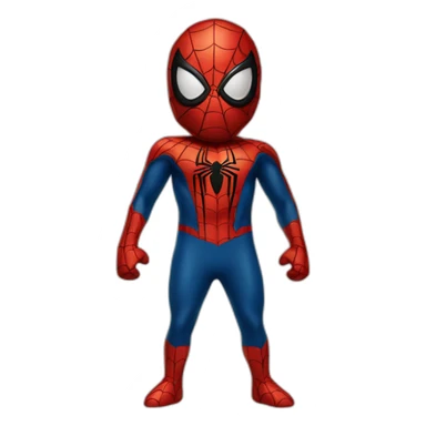 spiderman costume sticker
