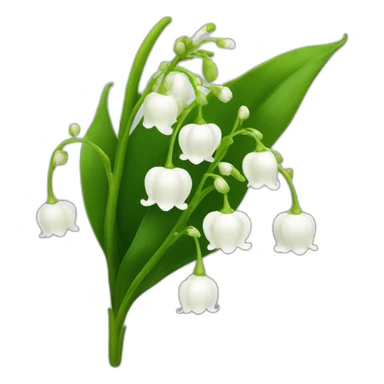 lily of the valley sticker