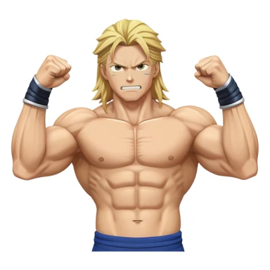 My hero academia all might raised fist sticker