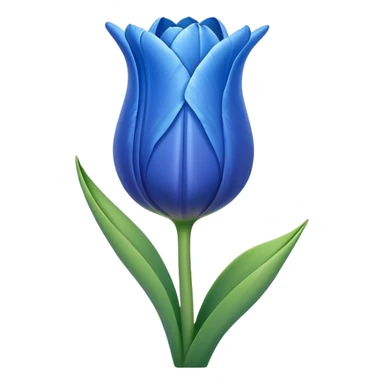Tulipán azul sticker