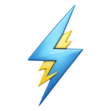 “Emoji-style RT logo, metallic silver with electric blue outline, bold and rounded like a sticker. Blue lightning bolt ⚡ on the left, yellow lightning bolt ⚡ on the right. Soft glow, glossy 3D finish, centered, white or transparent background.” sticker