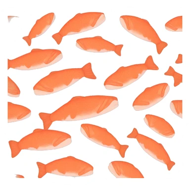 Smoked salmon sticker