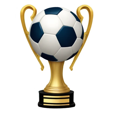 Soccer trophy sticker