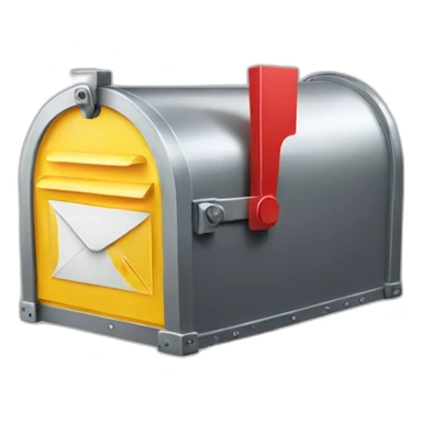 realistic mail box sticker