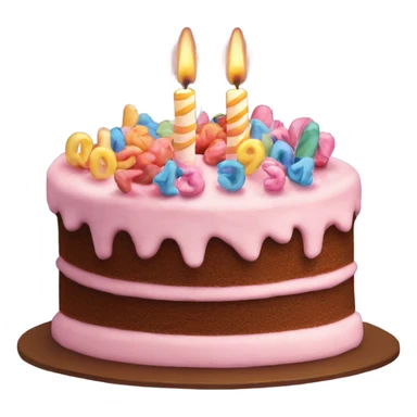 Birthday cake with 31 on it  sticker