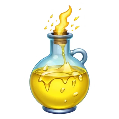 yellow potion and thunder sticker
