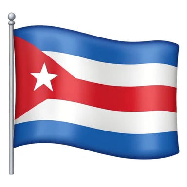 cuban flag sticker