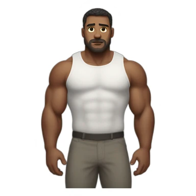 strongest man  sticker