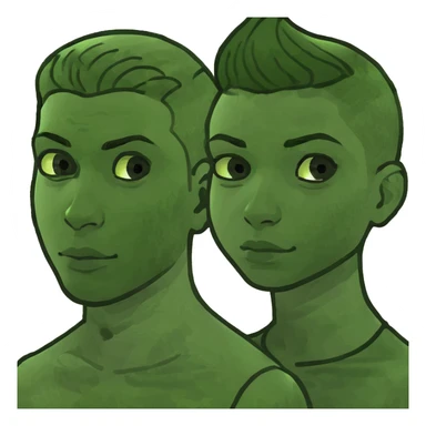 mixed girl with white boy sticker