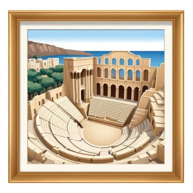 Cinematic Realistic Odeon of Herodes Atticus Emoji sticker