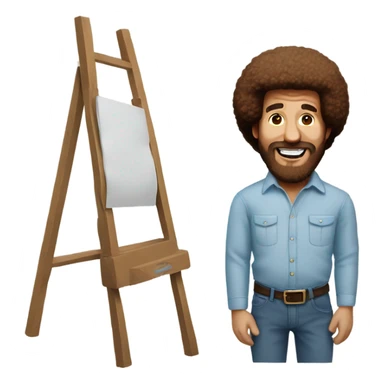 bob ross sticker