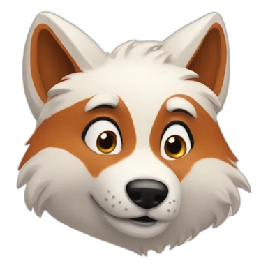 Renard polaire sticker