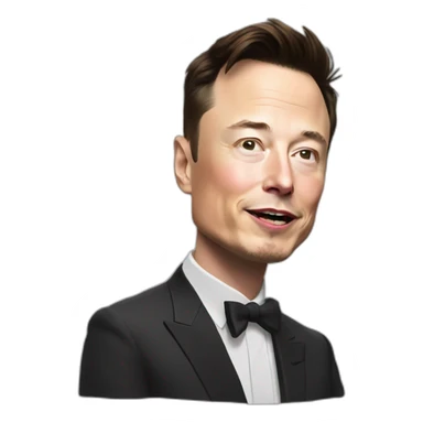 Elon musk crashed tesla sticker