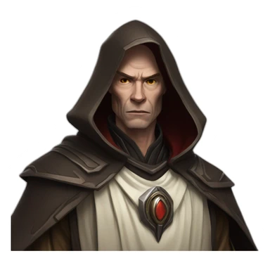 hyperrealist sith jedi in world of warcraft sticker