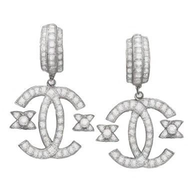 Chanel earrings diamond  sticker