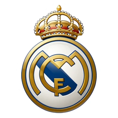 I want an emoji of real madrid logo of football and it should look realistic sticker