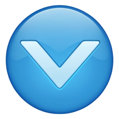 make a blue tick emoji sticker