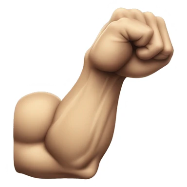 Flexing bicep android arm sticker