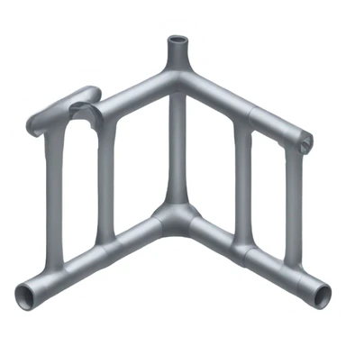 a frame for structural analysis that is very simple  but has a 'tech' look to it sticker