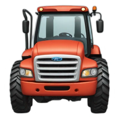 Un tracteur ford sticker
